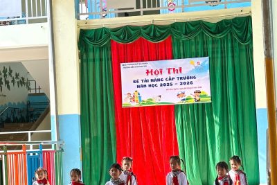 Trường MN Hoa Sen tổ chức hội thi bé tài năng cấp trường năm học 2025 – 2026